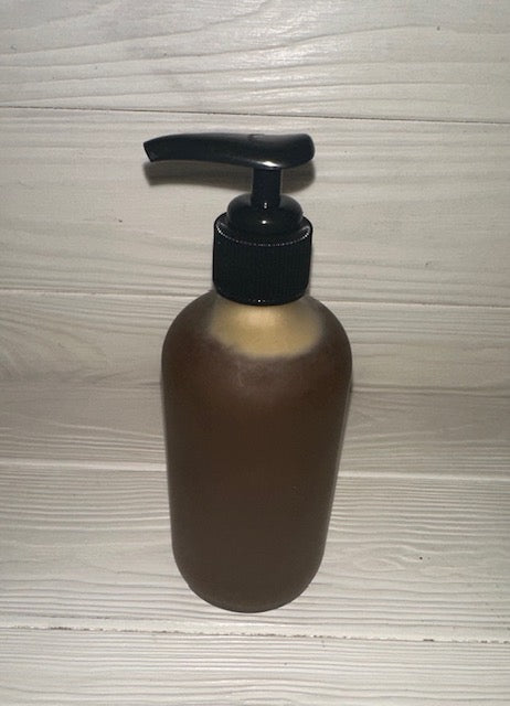 African Black Liquid Face Wash with Tea Tree and Peppermint Essential Oil  (8 oz)