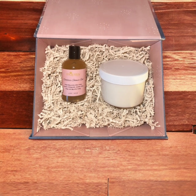 Goddess 2-piece Gift Set (ShowerGel 4 oz and Body Butter 8 oz) - Pink Box