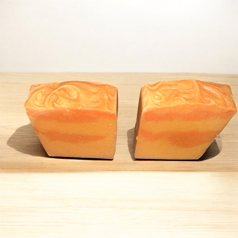 Pumpkin Cupcake Swirl Soap - Preorder and ships out September 27th